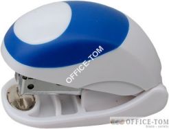 Zszywacz EAGLE OMAX S5130B mini bialo-niebieski 24/6 - 15 kartek