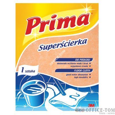 Super ścierka do podłogi PRIMA pomarańczowa