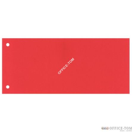 Separatory kartonowe ESSELTE, czerwony 100szt