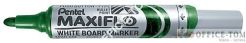 Marker suchościeralny PENTEL MAXIFLO(z tłoczkiem), średnia okrągła końc.4mm, dł. linii 1200m Zielony