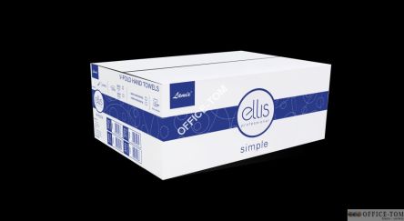 Ręcznik 21x22 cm wzór biały 20x150 listków Ellis