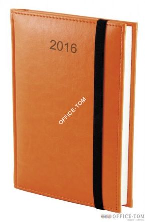 Kalendarz A5 układ dzienny z gumką NEBRASKA 1204 Wokół Nas