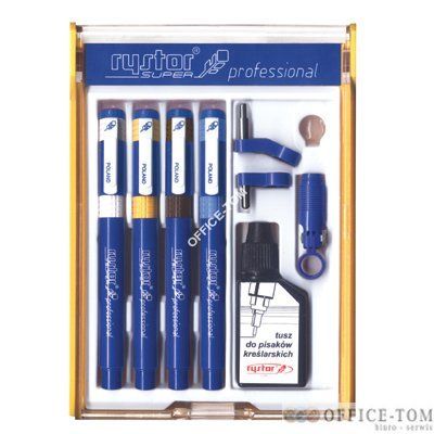 Rapitograf RYSTOR PROFESSIONAL komplet 4szt