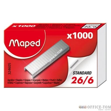 Zszywki Maped 26/6  1000 Szt Pudełko