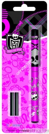 Pióro kulkowe + 2 naboje (blister) MONSTER HIGH