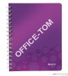 Zeszyt na spirali LEITZ WOW A5 PP kr.fioletowa 46410062 - 4