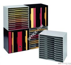 Przybornik na czasopisma A4 Cep Modułowy 11 Separatorów Czarny