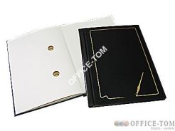 Teczka do podpisu  20 kart  czarne Warta