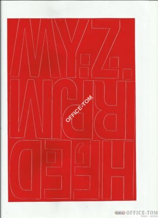 LITERY samoprzylepne 8cm (8szt) niebieski ARTDRUK