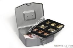 Kasetka na pieniądze DURABLE CASH BOX BASIC L srebrna