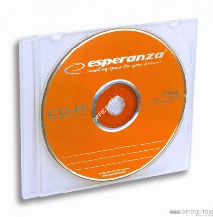 CD-R ESPERANZA Multicolor (Orange) Slim 1