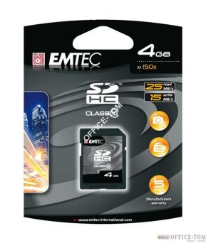 Karta pamięci EMTEC SDHC 4GBHC Class 10