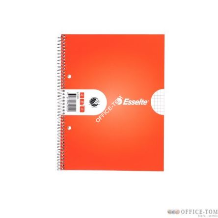 Kołonotatnik biurowy, A5, w kratkę, spirala z boku ESSELTE