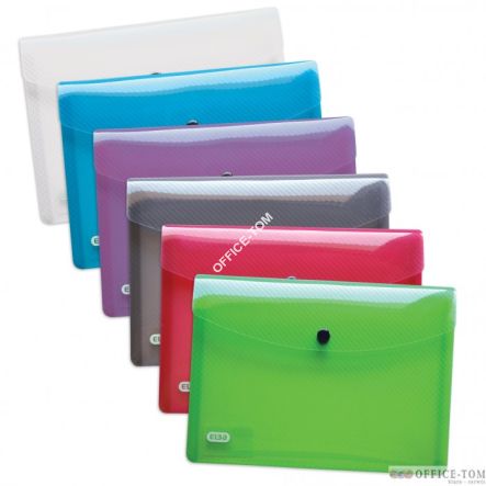 Teczka  kopertowa  A5 PP ELBA HAWAI mix kolorów, opakowanie 5szt. 400031378