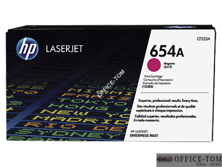 Toner HP 654A (CF333A) purpurowy 15000str