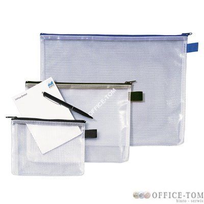 Torba z siatki REXEL A4 z czarnym suwakiem