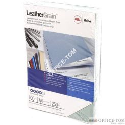 Okładki do bindowania GBC skórpodobne A4 250 gm2 100 sztuk. Białe