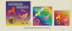 Papier ORIGAMI 14x14cm 100kartek zmienne kolory CORMORAN *1212