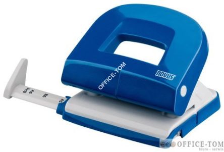 Dziurkacz E216, niebieski NOVUS