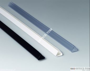 Grzbiety zaciskowe DURABLE A4/100 2912/19 przezroczyste 25szt