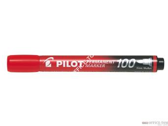 Marker Permanentny SCA-100 Czerwony Pilot