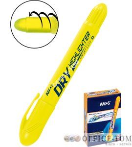 Zakreślacz żel.HLD12 żółty 160-1951 DRY