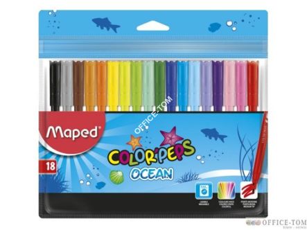 Flamastry COLORPEPS OCEAN 18 szt ETUI
