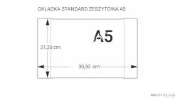 Okładka zeszytowa A5 bezbarwna BIURFOL (50)