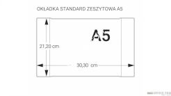 Okładka zeszytowa A5 bezbarwna BIURFOL (50)
