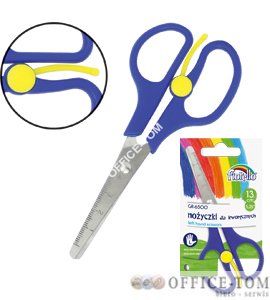 Nożyczki GRAND 5,25 leworęczne z linijką  GR-6500 130-1666