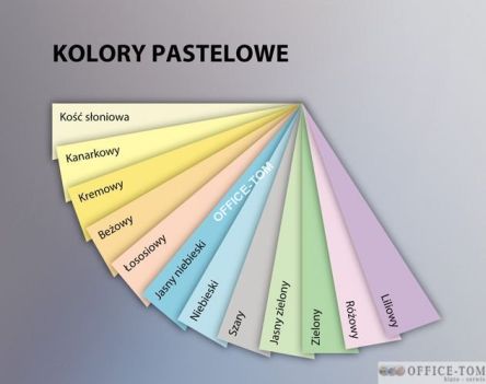 Papier xero kolorowy A4 BEZOWY 80G karton- 5 ryz GO22