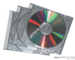 Pudełka CD FELLOWES typu Slimline przezroczyste - 25 szt