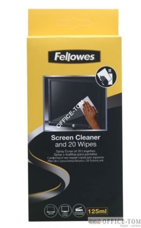Płyn i Ściereczki do czyszczenia ekranu FELLOWES
