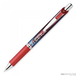 Cienkopis kulkowy PENTEL ENERGEL BLN75 czerwony z płynnym tuszem żelowym