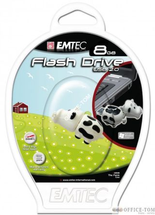 Pamięć USB EMTEC 8GB USB 2,0 krowa   EKMMD8GM318