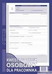 Kwestionariusz osobowy MICHALCZYK I PROKOP A4 40 kartek