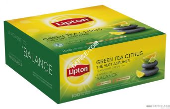 Herbata Lipton Green Tea Citrus (100 saszetek)