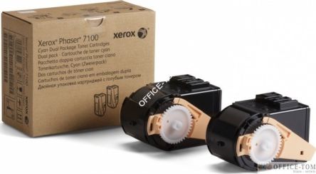 Toner Xerox cyan dwupak 2x4500str  Phaser 7100