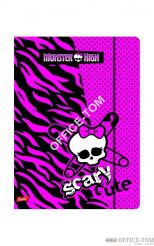 Teczka z gumką zadrukowana A4, MONSTER HIGH ST.MAJEWSKI