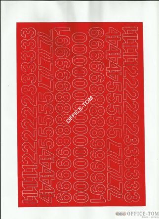 CYFRY samoprzylepne 2cm (8szt) czarne ARTDRUK