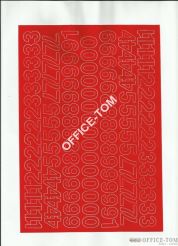 CYFRY samoprzylepne 2cm (8szt) czarne ARTDRUK