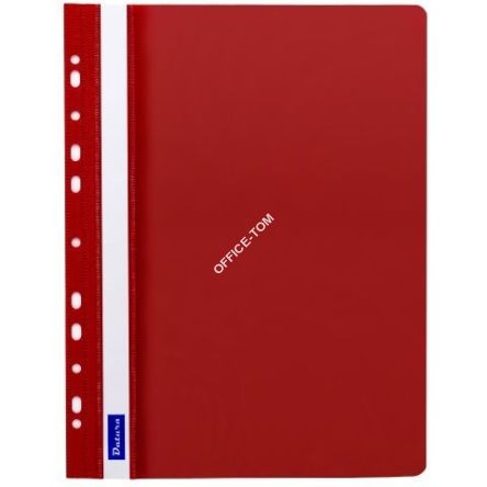 Skoroszyt zawieszany DATURA A4 (10) twardy czerwony