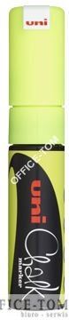 Marker kredowy UNI PWE-8K Żółty 8mm