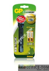 Latarka diodowa, korpus z aluminium i gumy, 2 x AA (w komplecie 2 x 15AU) GPACTO102000 Gp