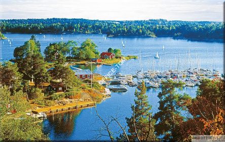 Kalend trójdzielny z główka, kremowe tło  T13 POTOK Telegraph