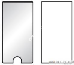 Samoprzylepne kieszenie na etykiety z arkuszem A4 3L 35x75 mm