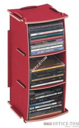 Przybornik na płyty CD FELLOWES EARTH SERIES czerwony