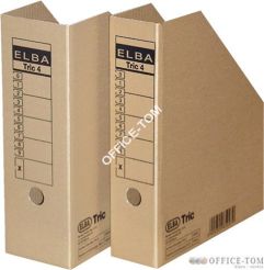 Pojemnik na czasopisma ELBTIRC NR4 A4 7.5cm brązowy Elba