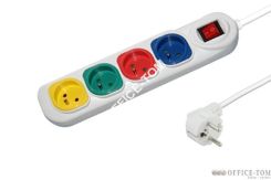 Listwa zasilająca/przedłużacz RAINBOW 4 gniazdek 15M