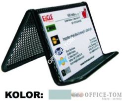 Stojak na wizytowki GRAND TY-215 S / NH-17 siatka met. srebny